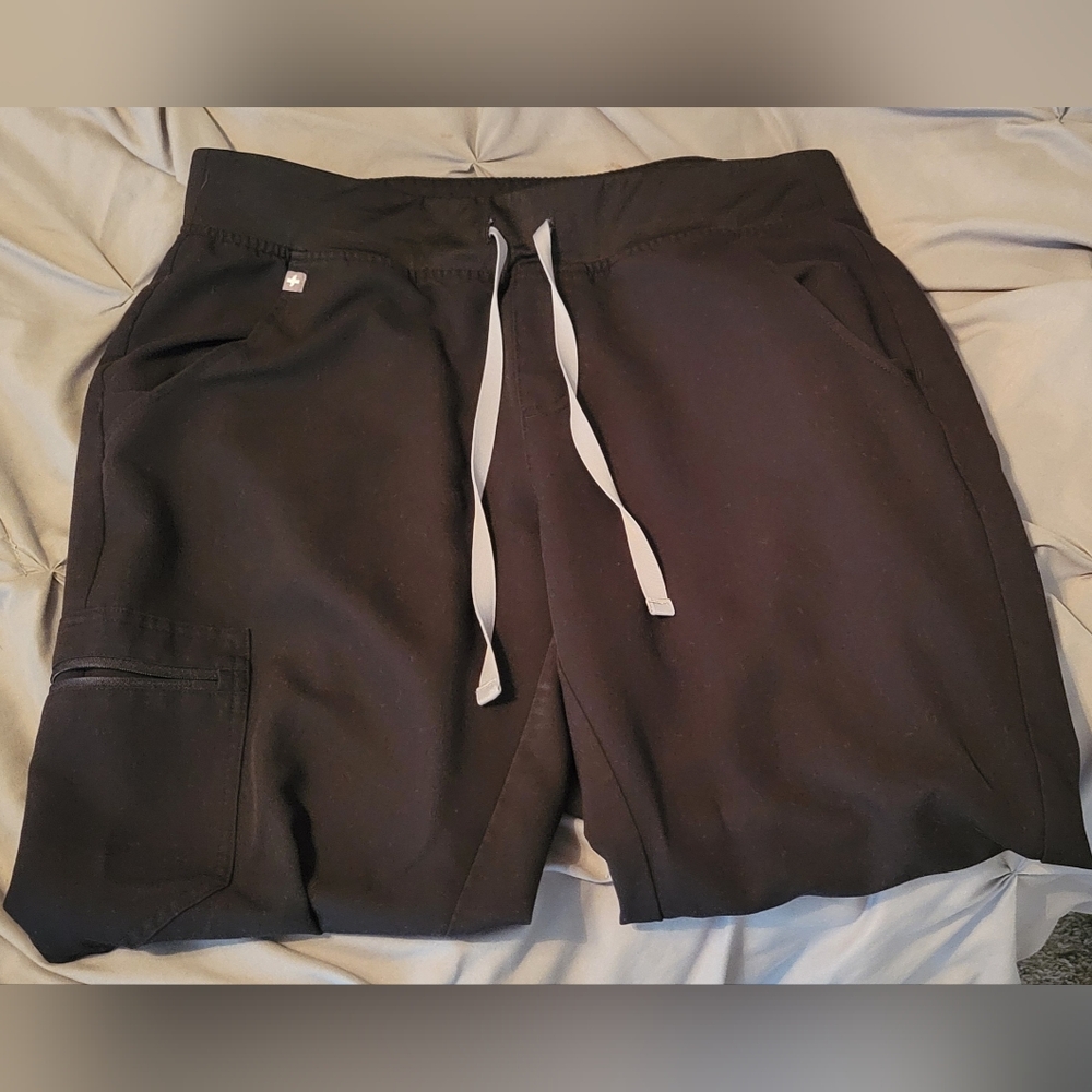 Figs Black Jogger Pants